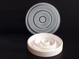 Molde silicona portavela circulos grandes 